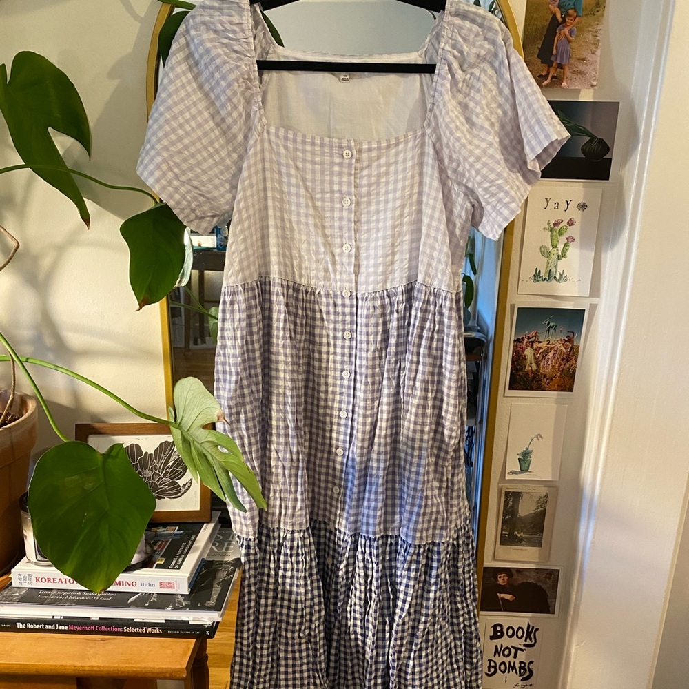 Madewell cotton gingham sundress